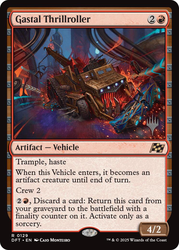 Gastal Thrillroller (Promo Pack) [Aetherdrift Promos] Foil