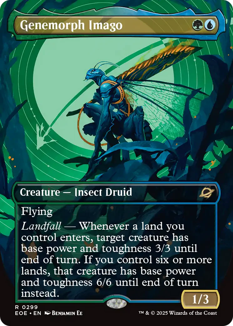Genemorph Imago (Borderless) [Edge of Eternities] Foil
