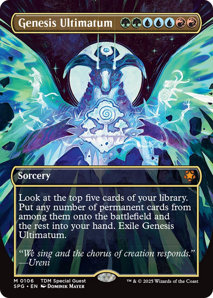 Genesis Ultimatum (Borderless) [Tarkir: Dragonstorm Special Guests] Foil