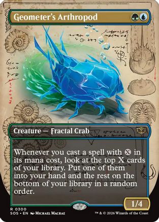 Geometer's Arthropod (Borderless)  [Secrets of Strixhaven]