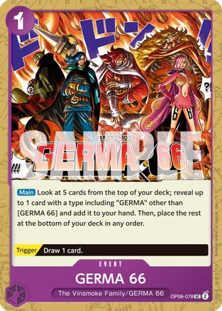 GERMA 66 (Reprint) (OP06-078) - [Premium Booster -The Best- Vol. 2]