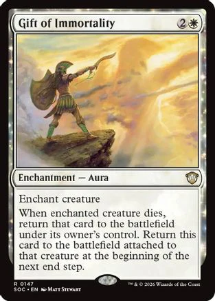 Gift of Immortality  [Commander: Secrets of Strixhaven]