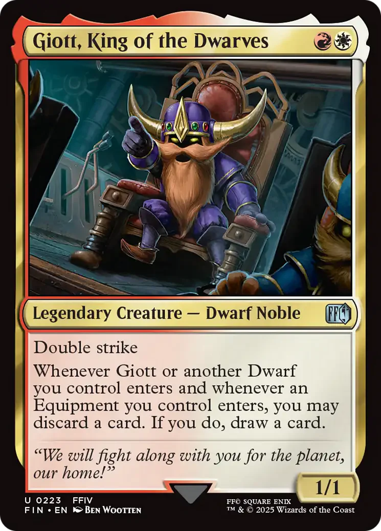 Giott, King of the Dwarves [FINAL FANTASY] Foil