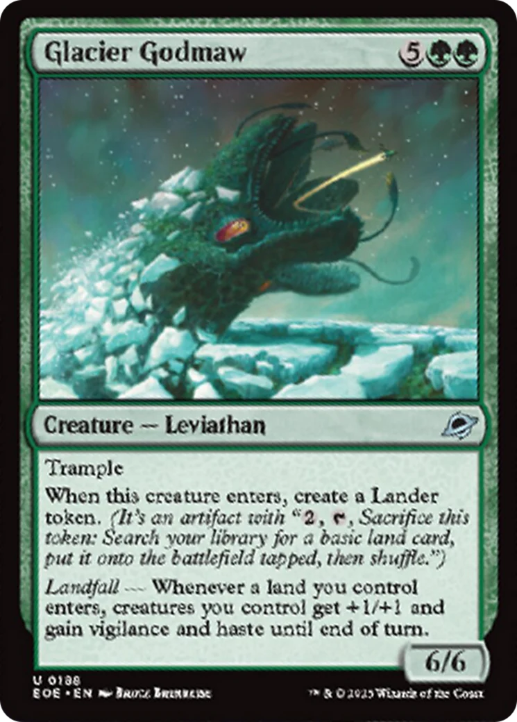 Glacier Godmaw [Edge of Eternities] Foil
