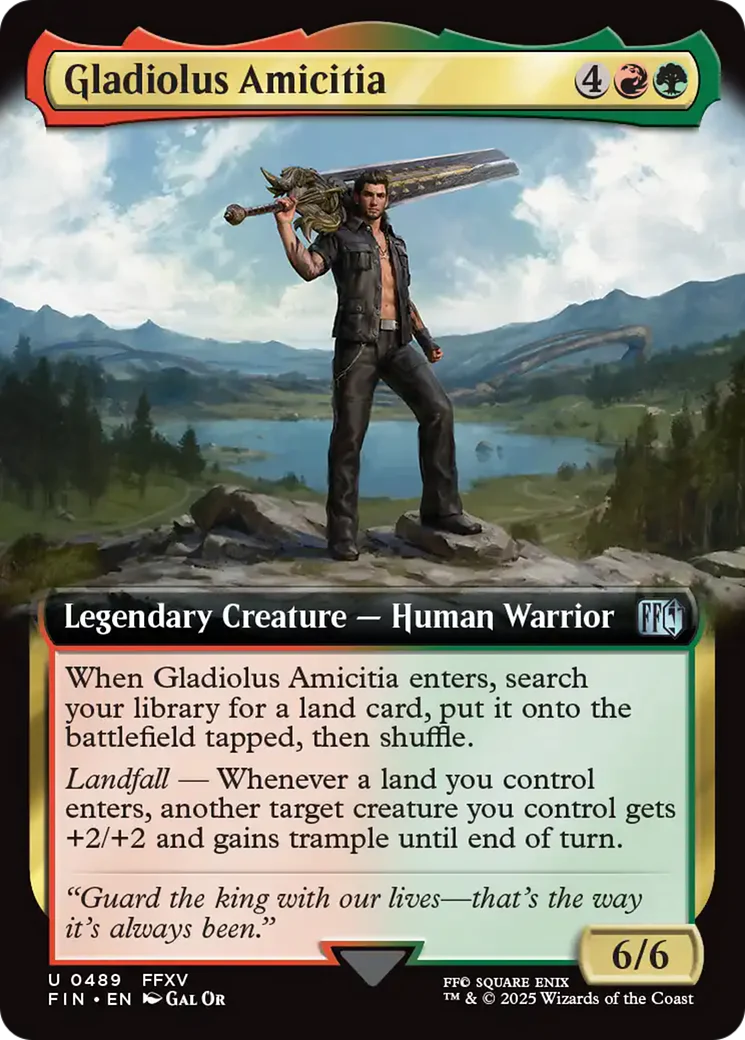 Gladiolus Amicitia (Extended Art) [FINAL FANTASY] Foil