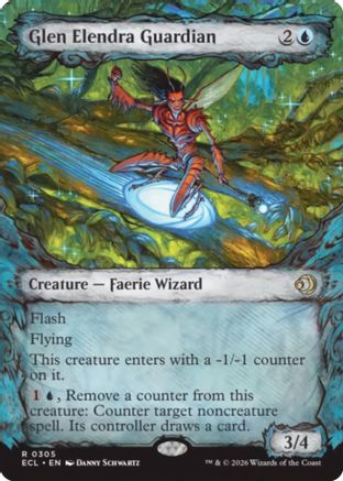 Glen Elendra Guardian (0305) (Showcase)  [Lorwyn Eclipsed] Foil