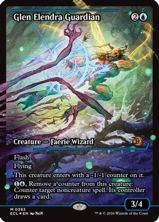 Glen Elendra Guardian (0383) (Showcase)  [Lorwyn Eclipsed] Foil