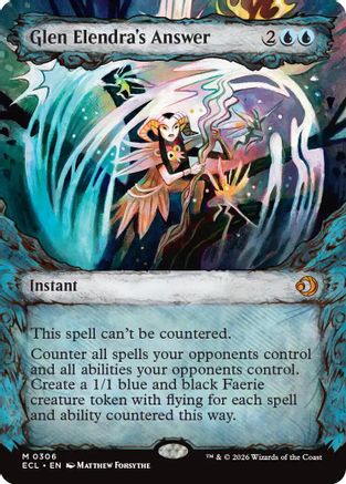 Glen Elendra's Answer (Showcase)  [Lorwyn Eclipsed] Foil