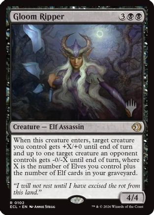 Gloom Ripper  [Promo Pack: Lorwyn Eclipsed]