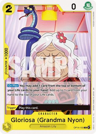 Gloriosa (Grandma Nyon) (OP14-103) - [The Azure Sea's Seven]