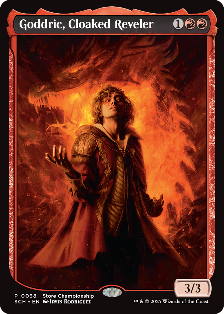 Goddric, Cloaked Reveler [Store Championships 2025] Foil