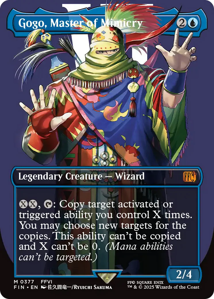 Gogo, Master of Mimicry (Borderless) [FINAL FANTASY] Foil