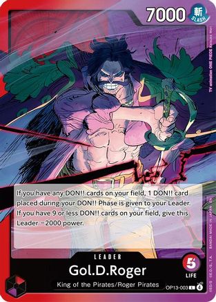 Gol.D.Roger (003) (OP13-003) - [Carrying On His Will]