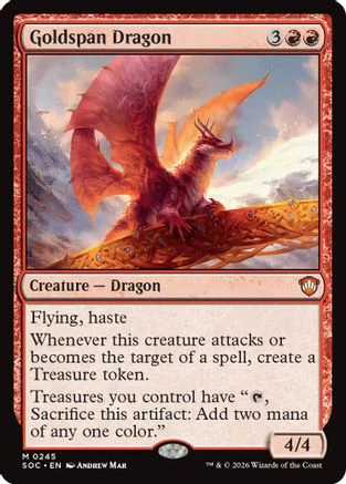 Goldspan Dragon  [Commander: Secrets of Strixhaven]