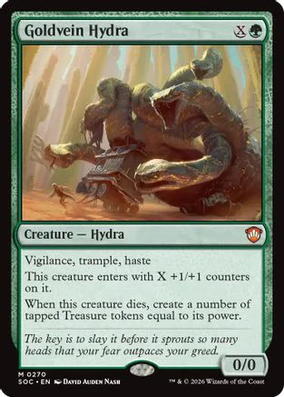 Goldvein Hydra  [Commander: Secrets of Strixhaven]