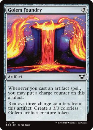 Golem Foundry  [Commander: Edge of Eternities]