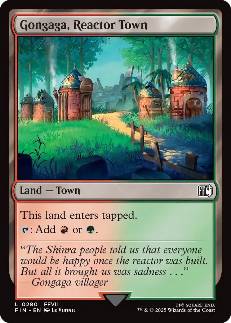 Gongaga, Reactor Town [FINAL FANTASY] Foil