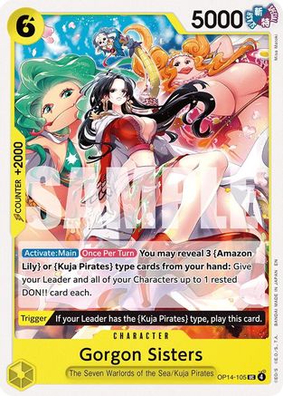 Gorgon Sisters (OP14-105) - [The Azure Sea's Seven]