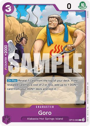 Goro (OP15-065) - [Adventure on Kami's Island]