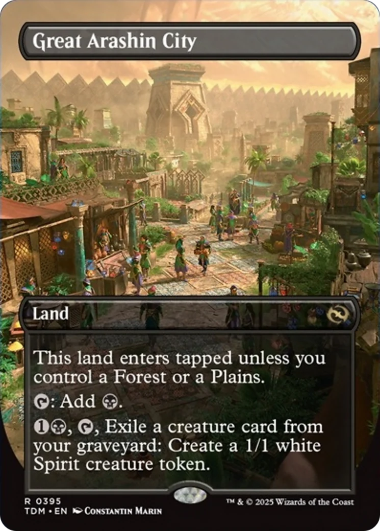 Great Arashin City (Borderless) [Tarkir: Dragonstorm] - Image 2