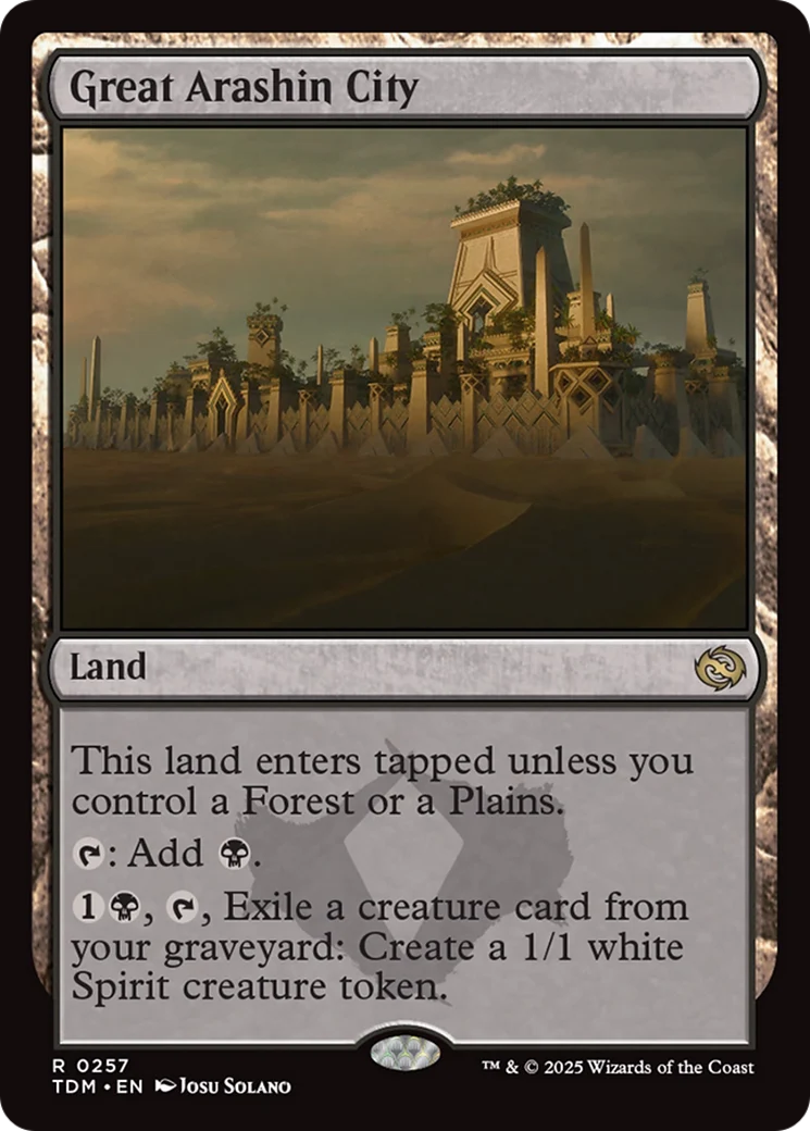 Great Arashin City [Tarkir: Dragonstorm] Foil