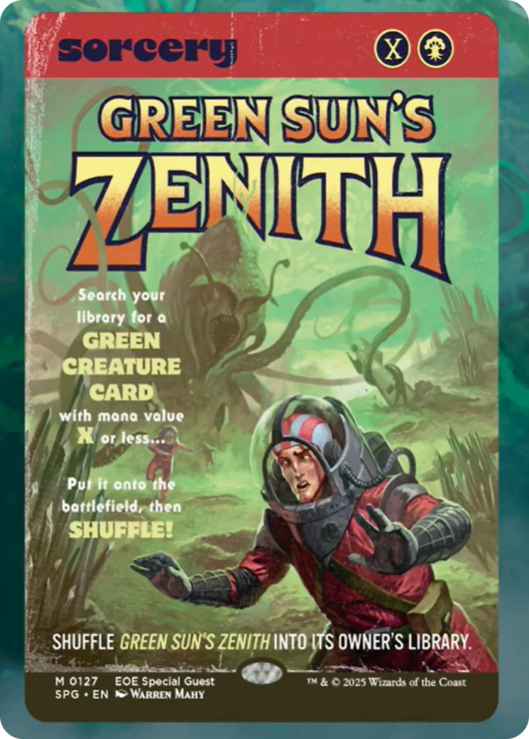 Green Sun's Zenith (Showcase) [Edge of Eternities Special Guests] Foil