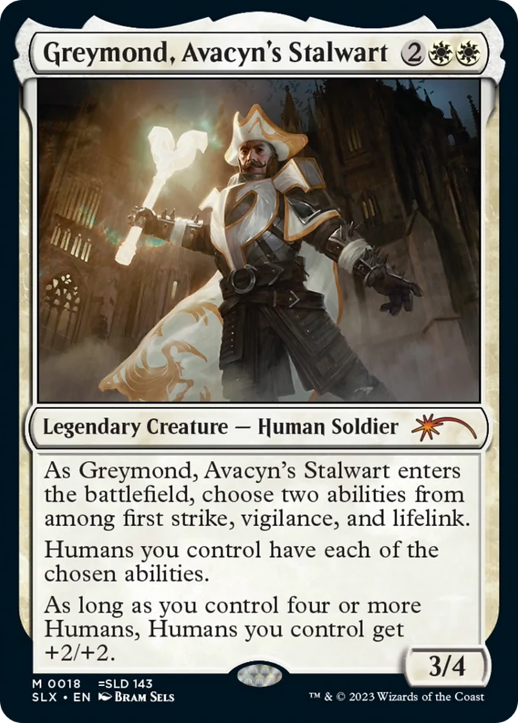 Greymond, Avacyn's Stalwart [Secret Lair: Universes Within] Foil