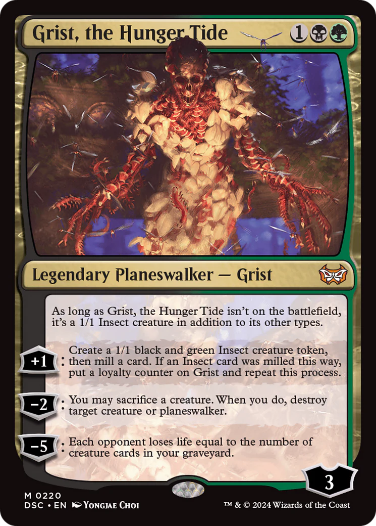 Grist, the Hunger Tide [Duskmourn: House of Horror Commander] - Image 4