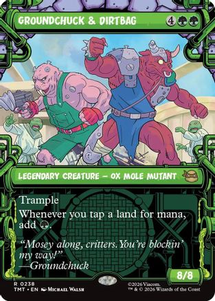 Groundchuck & Dirtbag (Showcase)  [Teenage Mutant Ninja Turtles] Foil