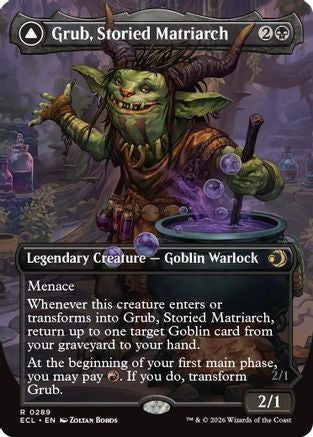Grub, Storied Matriarch (Borderless)  [Lorwyn Eclipsed] Foil