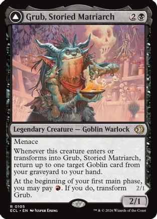Grub, Storied Matriarch  [Promo Pack: Lorwyn Eclipsed] Foil