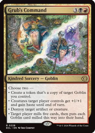 Grub's Command  [Promo Pack: Lorwyn Eclipsed]