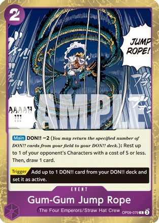Gum-Gum Jump Rope (Pirate Foil) (OP09-079) - [Premium Booster -The Best- Vol. 2] Foil