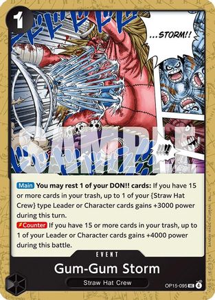 Gum-Gum Storm (OP15-095) - [Adventure on Kami's Island]
