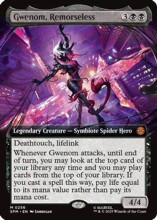 Gwenom, Remorseless (Extended Art)  [Marvel's Spider-Man] Foil