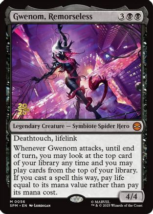 Gwenom, Remorseless  [Prerelease Cards] Foil