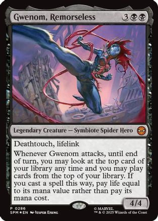 Gwenom, Remorseless  [Unique and Miscellaneous Promos] Foil