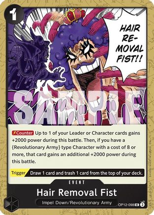 Hair Removal Fist (OP12-098) - [Legacy of the Master]