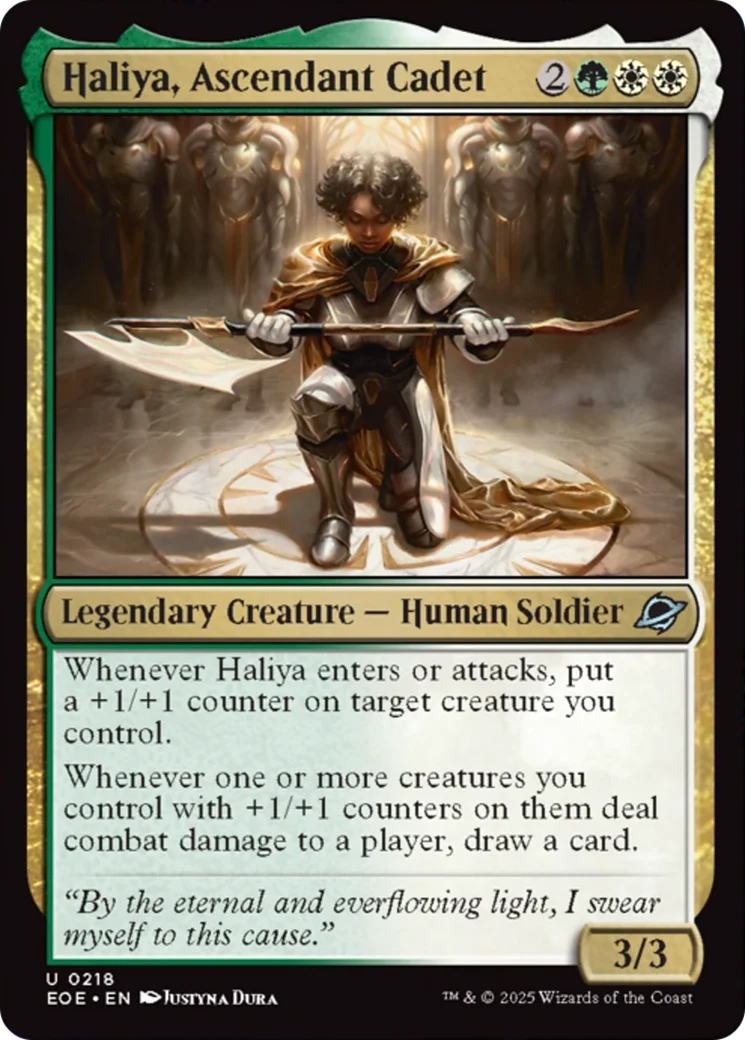 Haliya, Ascendant Cadet [Edge of Eternities] Foil