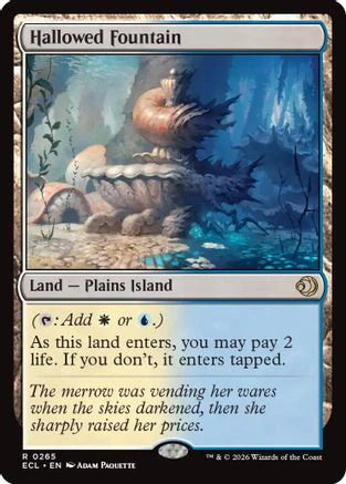 Hallowed Fountain  [Lorwyn Eclipsed] Foil