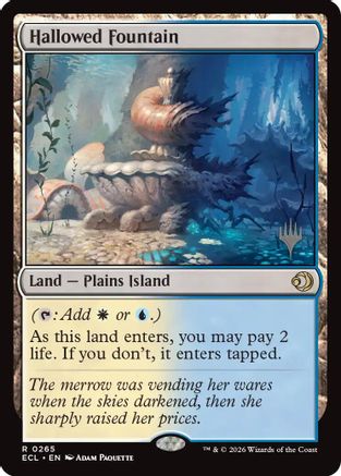 Hallowed Fountain  [Promo Pack: Lorwyn Eclipsed] Foil