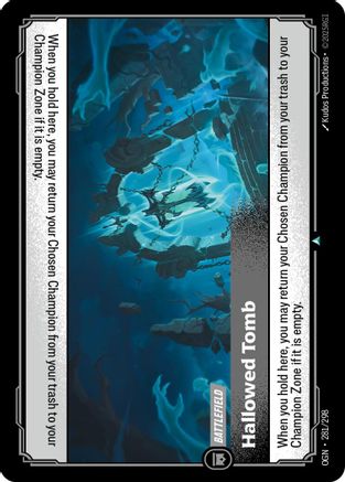 Hallowed Tomb (281/298) - Riftbound - [Origins] Foil