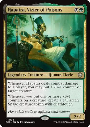 Hapatra, Vizier of Poisons  [Commander: Lorwyn Eclipsed]