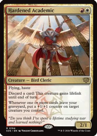 Hardened Academic  [Secrets of Strixhaven]