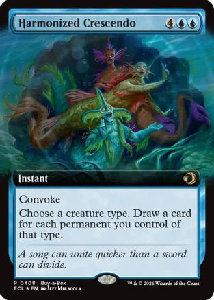 Harmonized Crescendo (Extended Art)  [Buy-A-Box Promos] Foil