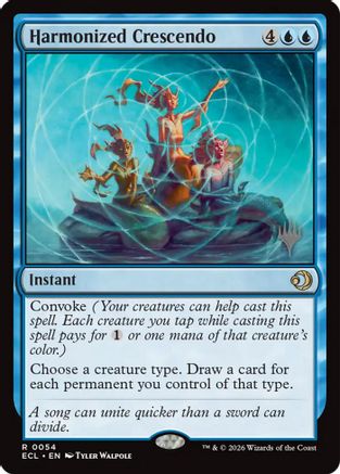 Harmonized Crescendo  [Promo Pack: Lorwyn Eclipsed] Foil