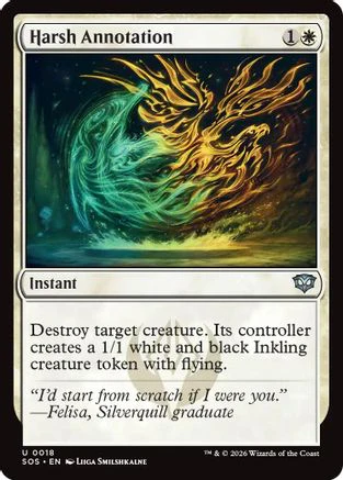 Harsh Annotation  [Secrets of Strixhaven]
