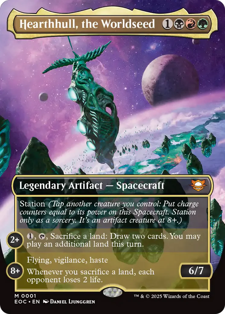 Hearthhull, the Worldseed (Borderless) [Edge of Eternities Commander] Foil