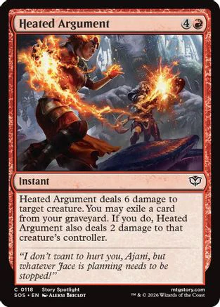 Heated Argument  [Secrets of Strixhaven] Foil