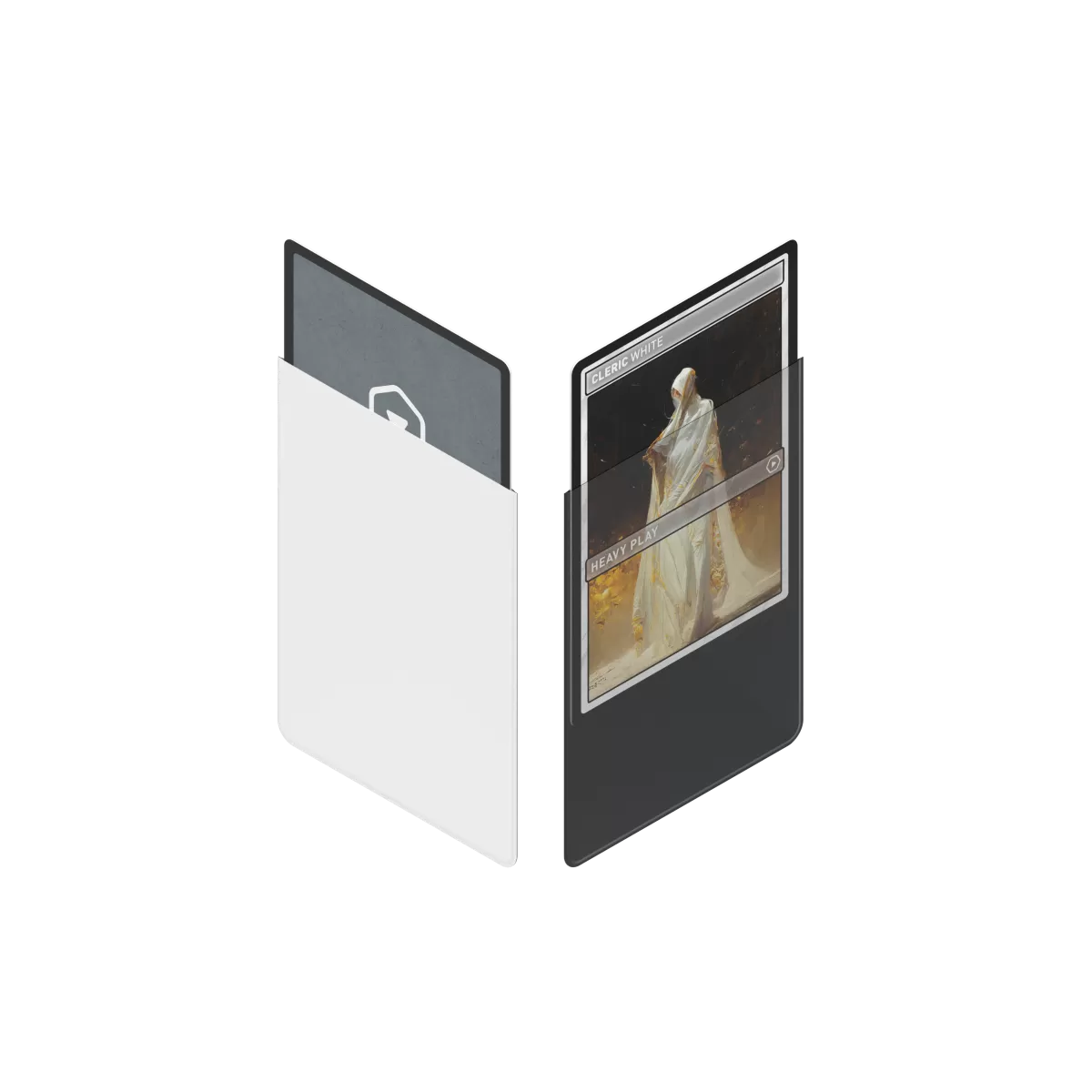 Heavy Play: CURV Sleeves Standard 100 - Cleric White